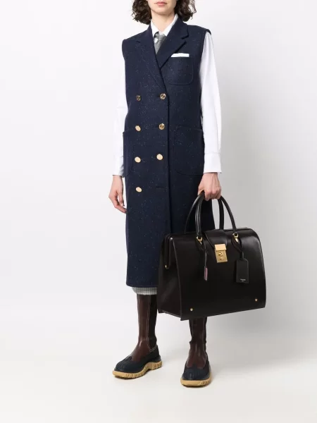 Kabelka Thom Browne hnědá