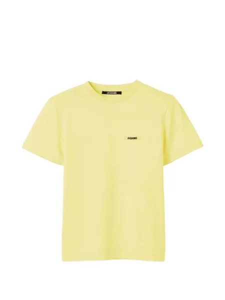 Scurt tricou Jacquemus galben