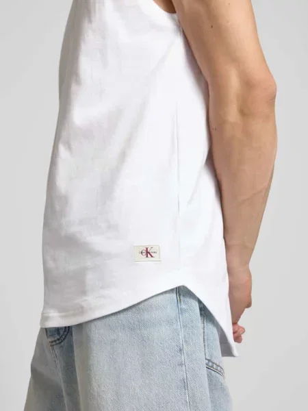 Koszulka Calvin Klein Jeans biała