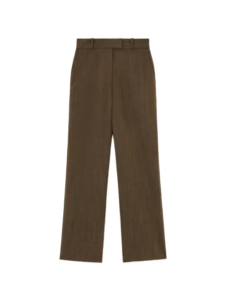 Pantaloni Ganni maro