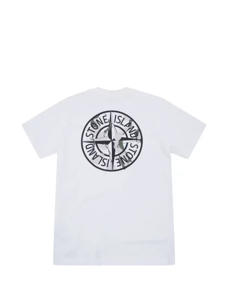 Koszulka dziecięca Stone Island biała