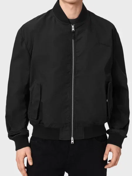 Бомбер Allsaints черный
