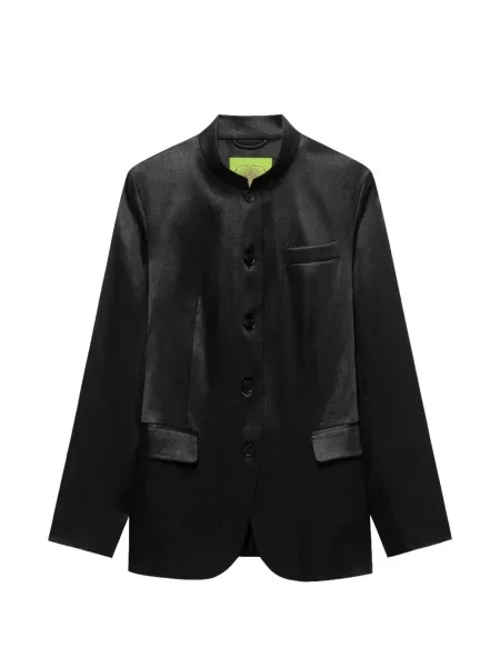 Sacou Shanghai Tang din satin negru