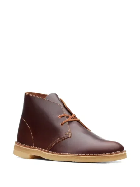 Δερμάτινα desert boots Clarks Originals καφέ