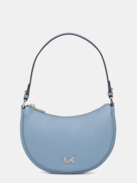 Кожена чанта MICHAEL Michael Kors синьо