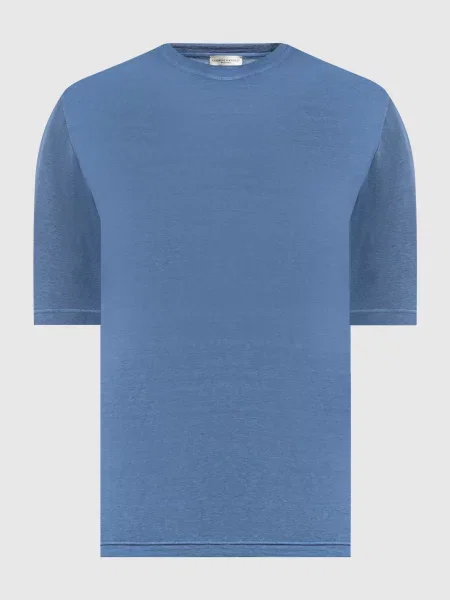 Футболка з льону Cashmere&whiskey блакитна
