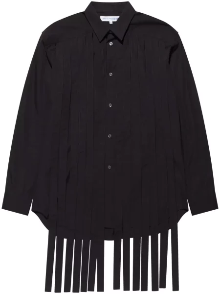 Плисирана риза Comme Des Garçons Shirt черно