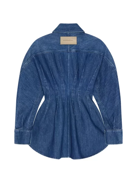 Rochie din denim Givenchy albastru