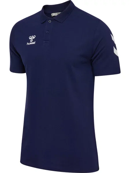 Polo Hummel Go Chevron niebieska