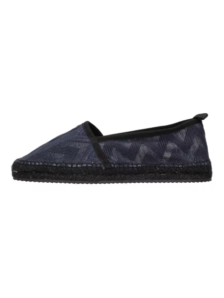 Espadryle Missoni skórzane niebieskie