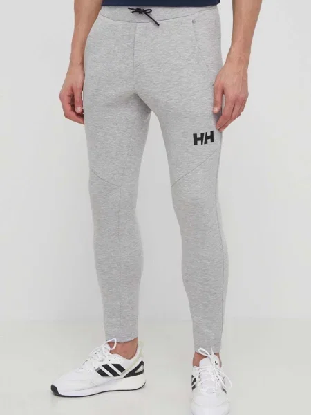 Спортивні штани Helly Hansen з принтом сірий