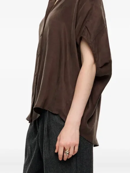 Cămașă Bimba Y Lola scurtă maro