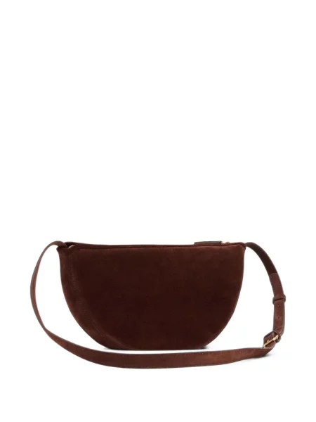 Geantă Mansur Gavriel din piele de căprioară maro