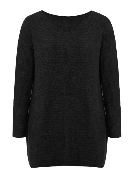 Imily Bela Rochie tricotat amestecat negru