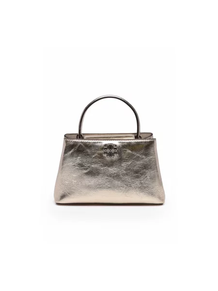 Torebka Tory Burch skórzana żółta