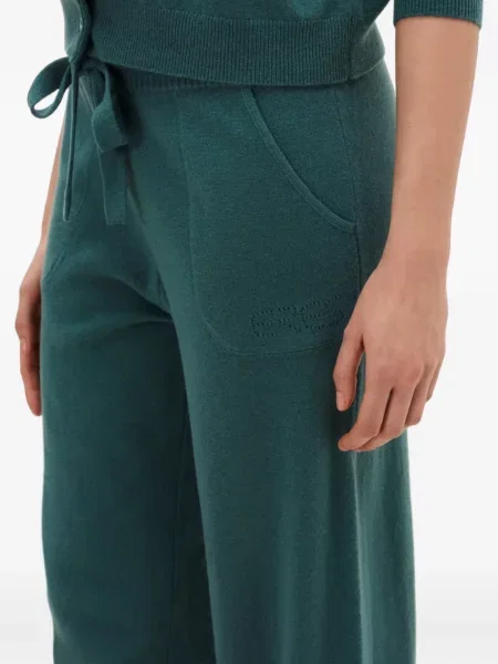 Pantaloni Eres alergare cu cordon verde