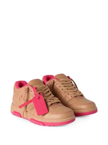 Sneakerși Off-white business alb