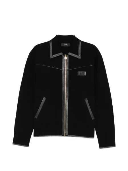 Geanta de piele Amiri negru