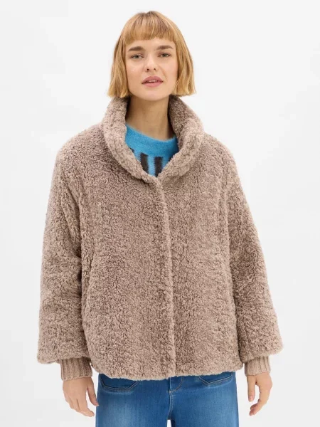 Rofa kurtka przejściowa Kobiety jednolity 36 brązowy