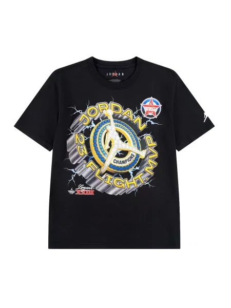 Jordan Tricou MEDALLION albastru / gri închis / negru alb