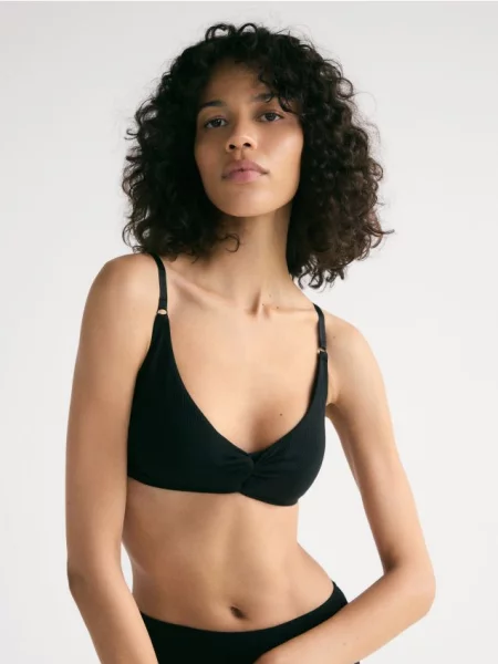 Reserved М’який бюстгальтер з кісточками чорний