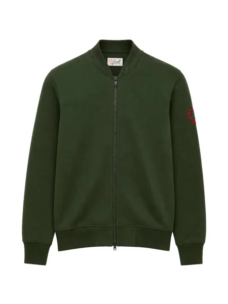 Geacă bomber Pal Zileri cu broderie verde