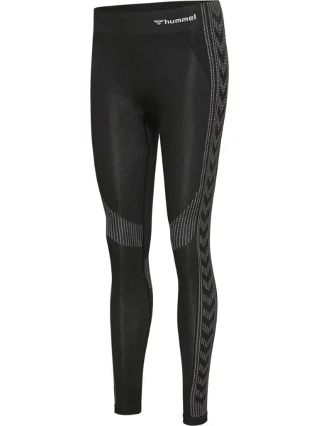 Legginsy ze średnim stanem Hummel Shaping czarne