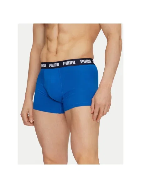 Férfi boxeralsó PUMA Everyday 3 pairs blue combo. Méret: S kék