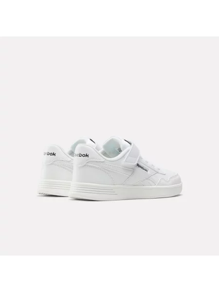 Reebok Court Advance Sneakersy dla Dzieci z Elastycznym Paskiem i Górnym Paskiemunisex White Size: 27 białe