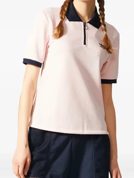 Cropp top Adidas cu dungi cu un umăr gol negru