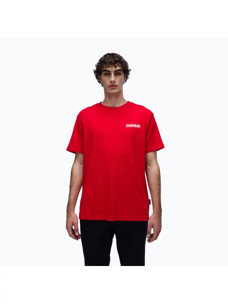 Tričko Napapijri S-Linth red goji červené