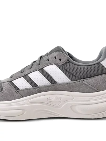 Σαγιονάρεσ Adidas Cloudfoam με κορδόνια με δαντέλα διάτρηση γκρι