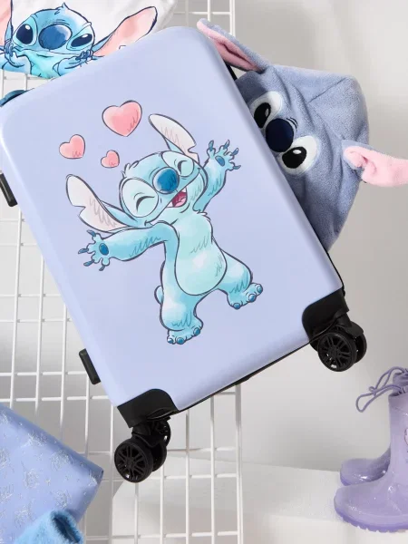 Валіза Stitch блакитний