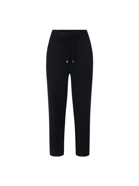 Dzianinowe joggery Elisabetta Franchi czarne