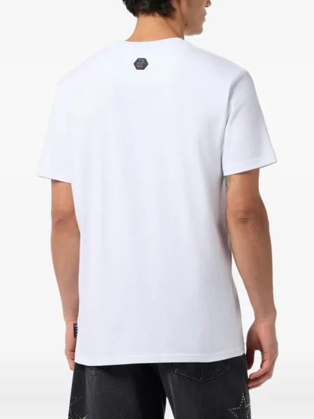 Tricou Philipp Plein alb
