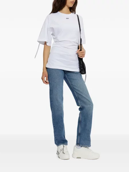 Tricou Off-white cu imagine alb