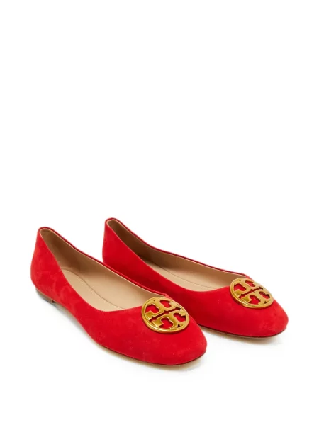 Balerini Tory Burch cu autograf roșu