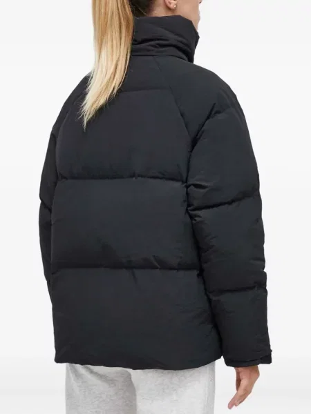 Prugasta parka Adidas s kapuljačom plava