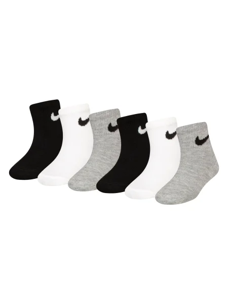 Nike Sportswear Čarape siva / crna bijela