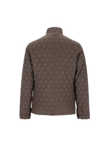 Kurtka Emporio Armani wełniana brązowa