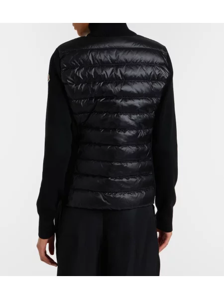 Cardigan Moncler de lână negru