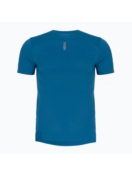 Tricou de alergare pentru bărbați HOKA EveryRun Short Sleeve night glow blue albastru
