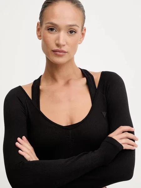 Лонгслив Guess черный