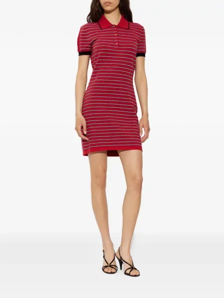 Rochie mini Versace cu dungi roșu