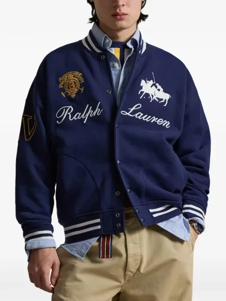 Ριγέ δερμάτινος κάλτσες Polo Ralph Lauren με κορδόνι μαύρο