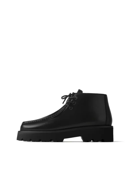 HANDMADE SHOES Cizme glezne FROSTY MORNING WALK' negru