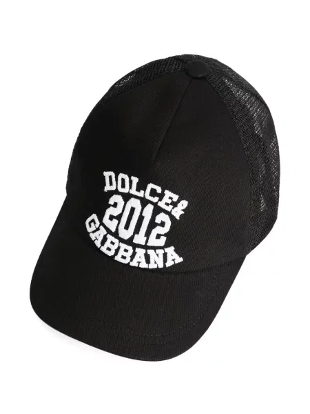 Czapka z daszkiem dziecięca Dolce And Gabbana czarna