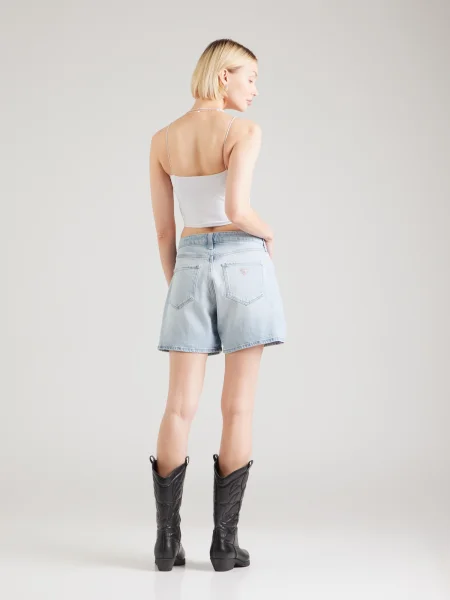 Guess Pantaloni scurți de blugi albastru
