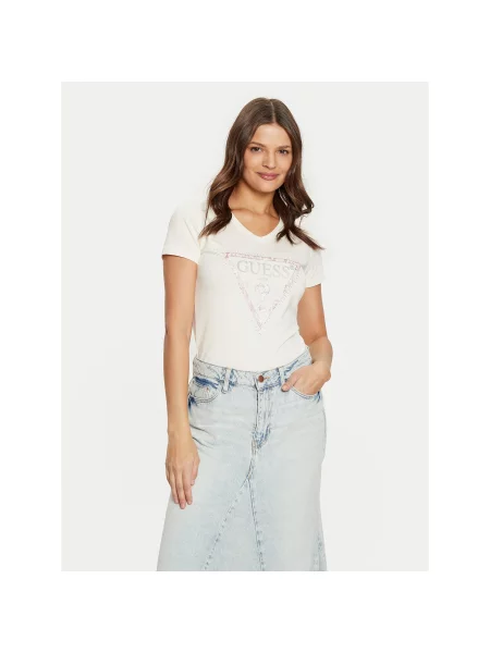 Guess Футболка Écru Regular Fit