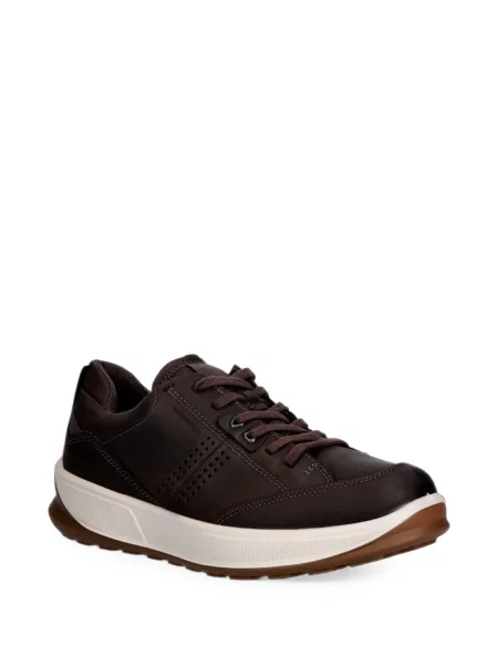 Sneakerși Ecco din piele maro